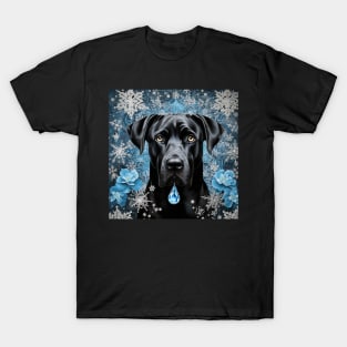 Black Great Dane T-Shirt